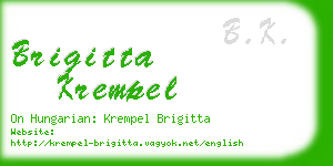 brigitta krempel business card